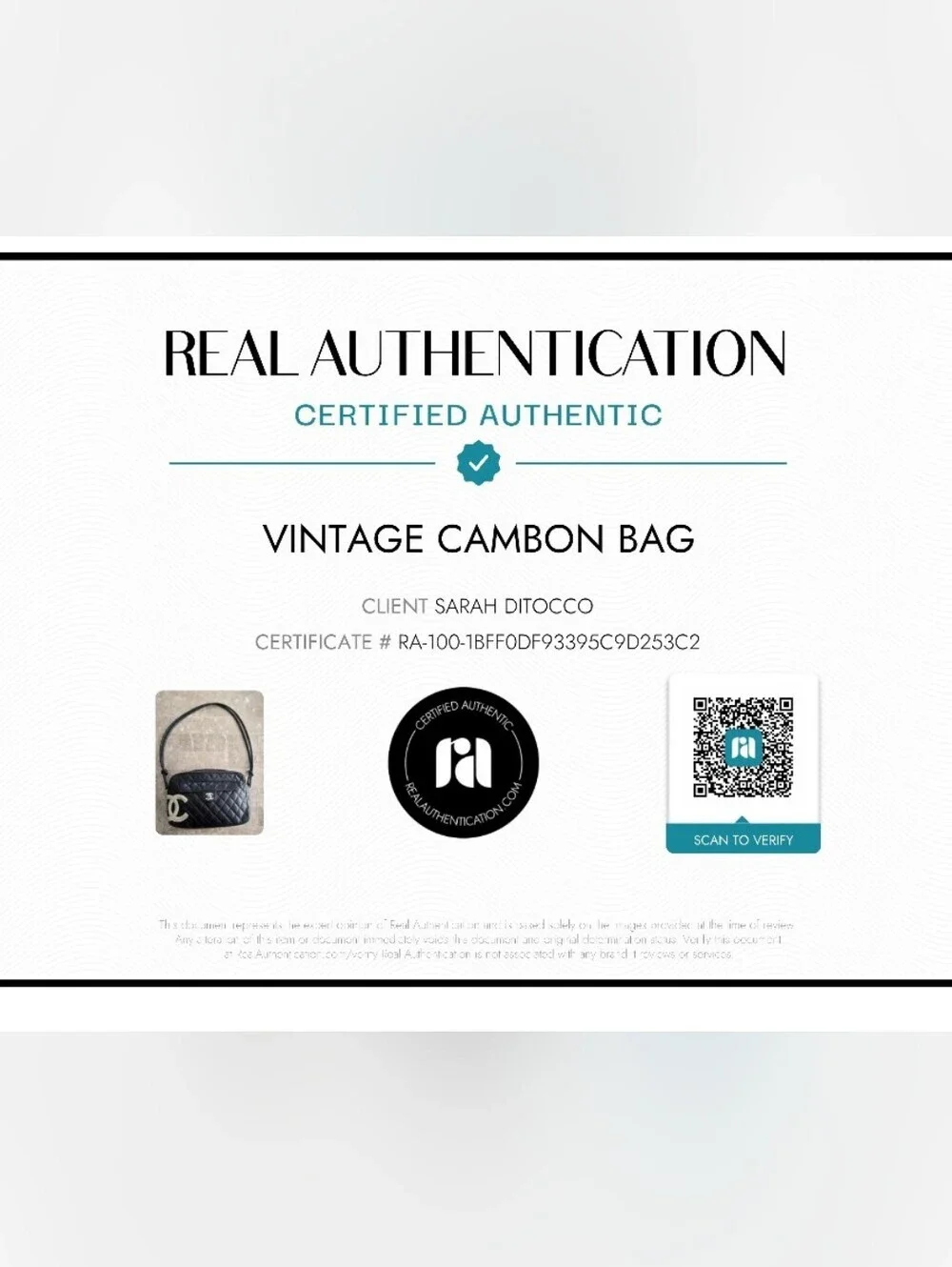 Vintage CHANEL Cambon Shoulder Bag White And Black CC